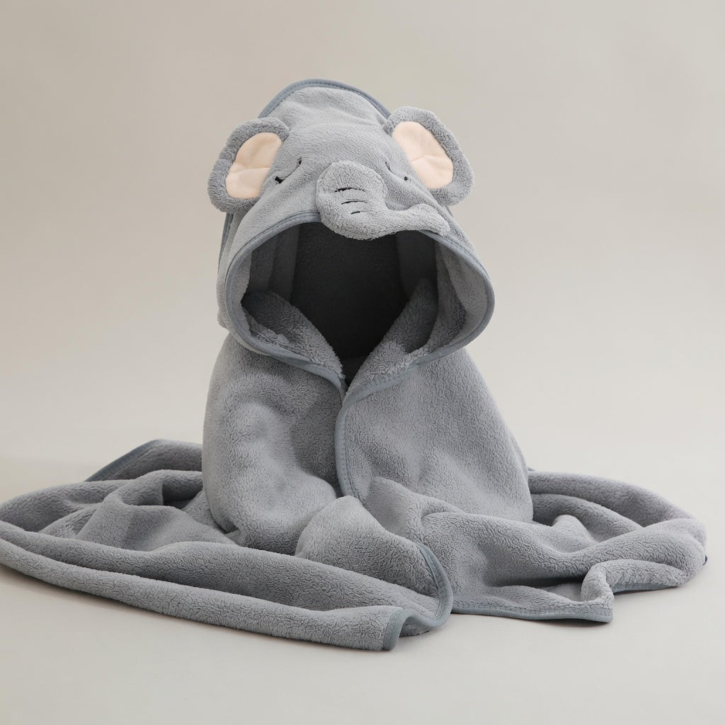 Baby Swaddle Bath Towel - Soft Wrap for Newborns
