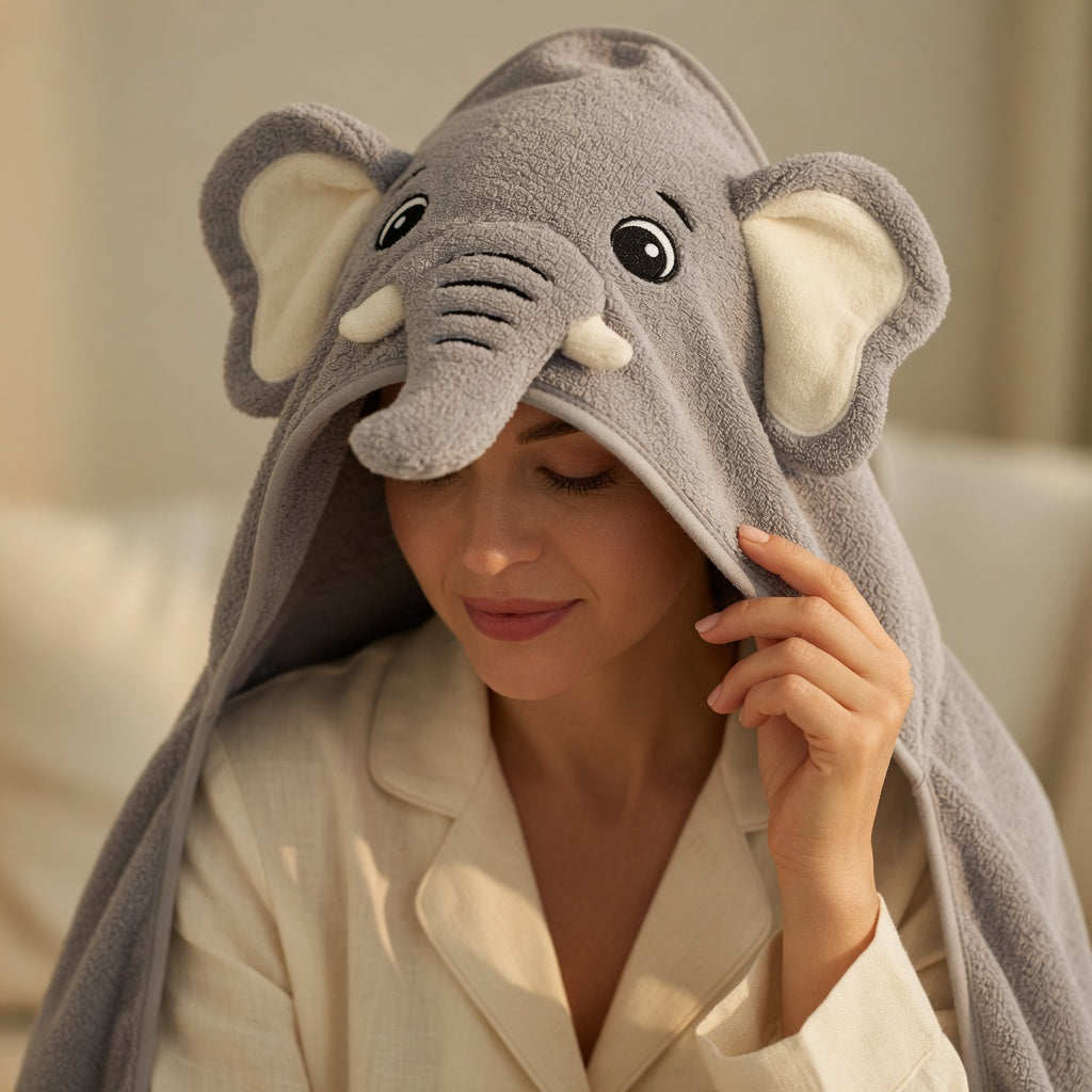 Baby Swaddle Bath Towel - Soft Wrap for Newborns